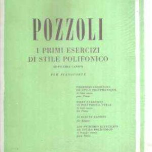 I PRIMI ESERCIZI DI STILE POLIFONICO 50 PICCOLI CANONI PER PIANOFORTE