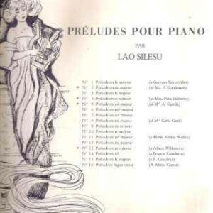 PRELUDES POUR PIANO