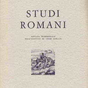 STUDI ROMANI - RIVISTA TRIMESTRALE DELL'ISTITUTO DI STUDI ROMANI - ANNO XXIII N. 1