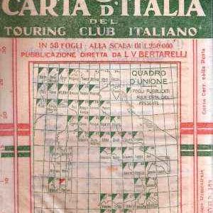 CARTA D'ITALIA DEL TOURING CLUB ITALIANO