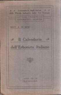 IL CALENDARIO DELL'ERBORISTA ITALIANO
