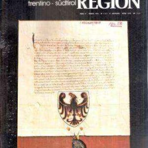 REGIONE TRENTINO ALTO ADIGE N. 1-2-3/78