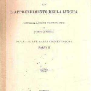 MANUALETTO PER L'APPRENDIMENTO DELLA LINGUA DIVISO IN DUE PARTI CONCENTRICHE PARTE II