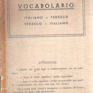 VOCABOLARIO ITALIANO-TEDESCO TEDESCO-ITALIANO