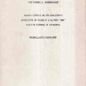 VOCI IN FORMA DI DRAMMA - RITRATTO IN VERSI E L'ALTRO