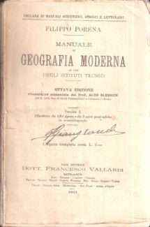 MANUALE DI GEOGRAFIA MODERNA AD USO DEGLI ISTITUTI TECNIC