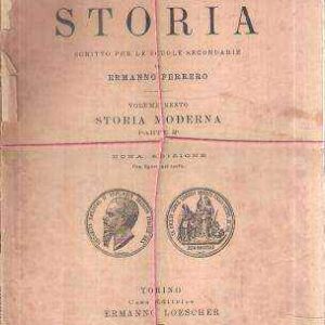 CORSO DI STORIA VOLUME SESTO STORIA MODERNA PARTE 2^