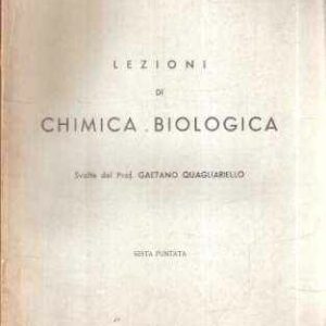 LEZIONI DI CHIMICA BIOLOGICA