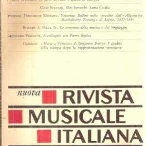 NUOVA RIVISTA MUSICALE ITALIANA N. 2/73