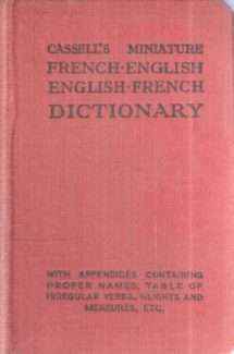 FRENCH-ENGLISH ENGLISH-FRENCH DICTIONARY