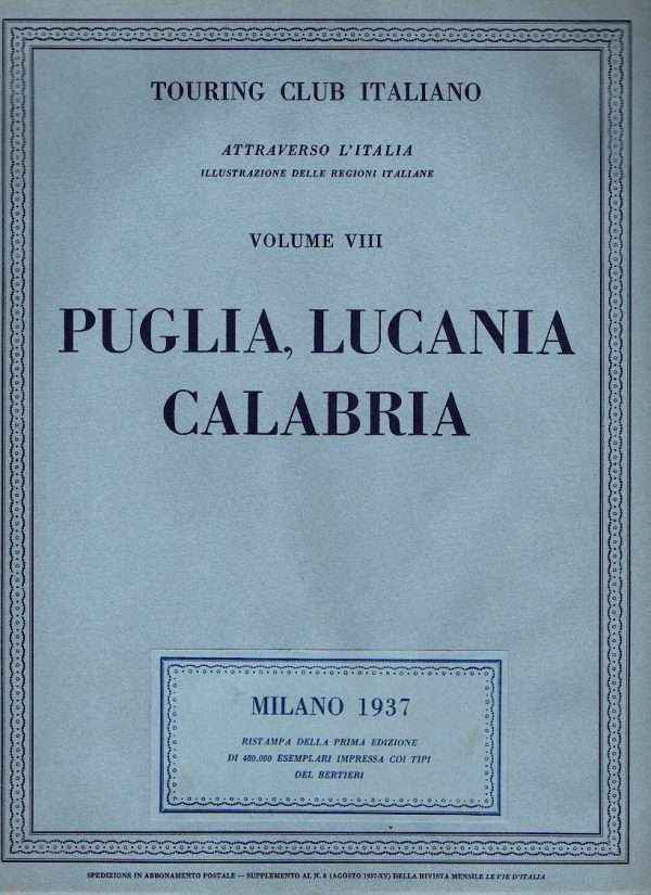 PUGLIA LUCANIA CALABRIA
