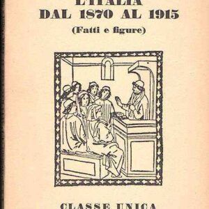 L'ITALIA DAL 1870 AL 1915 (FATTI E FIGURE)
