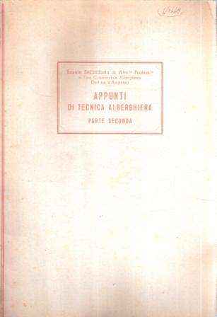 APPUNTI DI TECNICA ALBERGHIERA PARTE SECONDA