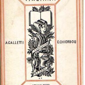ANTOLOGIA DELLA LETTERATURA ITALIANA VOLUME TERZO TOMO I
