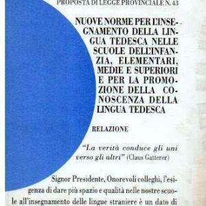 CAPIRE IL VICINO PROPOSTA DI LEGGE PROVINCIALE N. 43