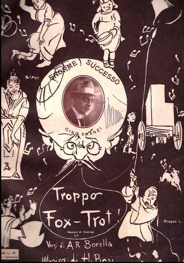 TROPPO FOX-TROR (CANZONE COMICA) SPARTITO MUSICALE