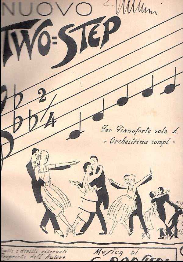 NUOVO TWO-STEP SPARTITO MUSICALE