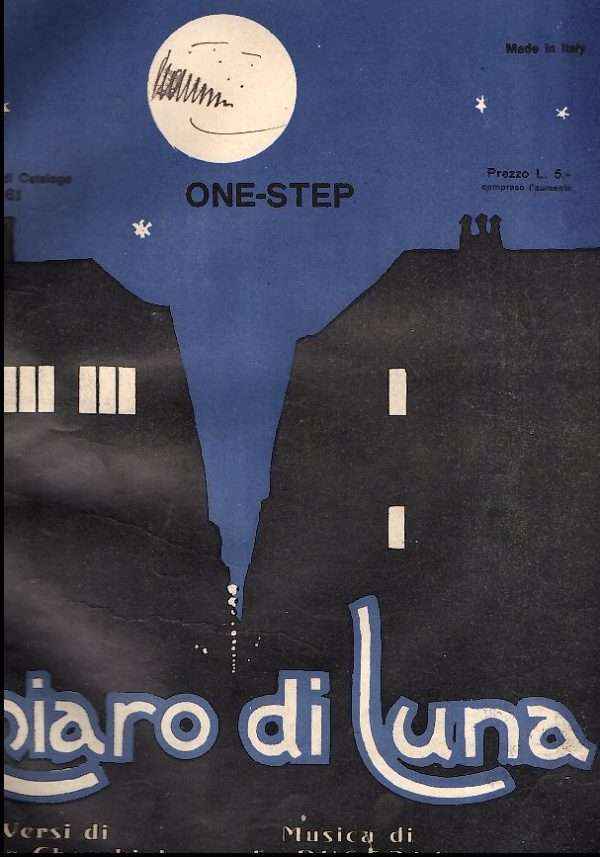 CHIARO DI LUNA SPARTITO MUSICALE