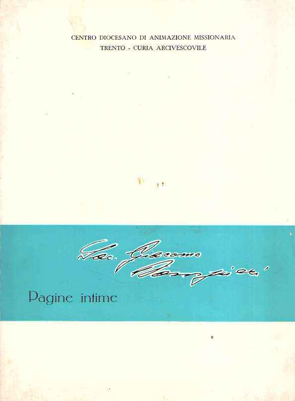 SAC. GIACOMO DOMPIERI PAGINE INTIME