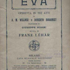 eva operetta in tre atti