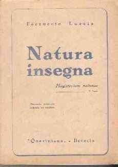 NATURA INSEGNA - MAGISTERIUM NATURAE