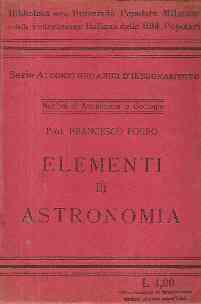 ELEMENTI DI ASTRONOMIA