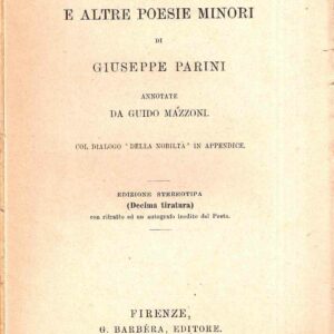 LE ODI, IL GIORNO E ALTRE POESIE MINORI