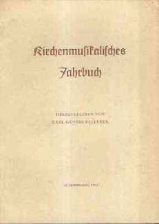 KIRCHENMUSIKALISCHES JAHRBUCH